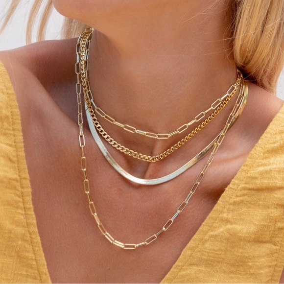 Gorjana NWT Wilder Necklace - Gold - Picture 8 of 13